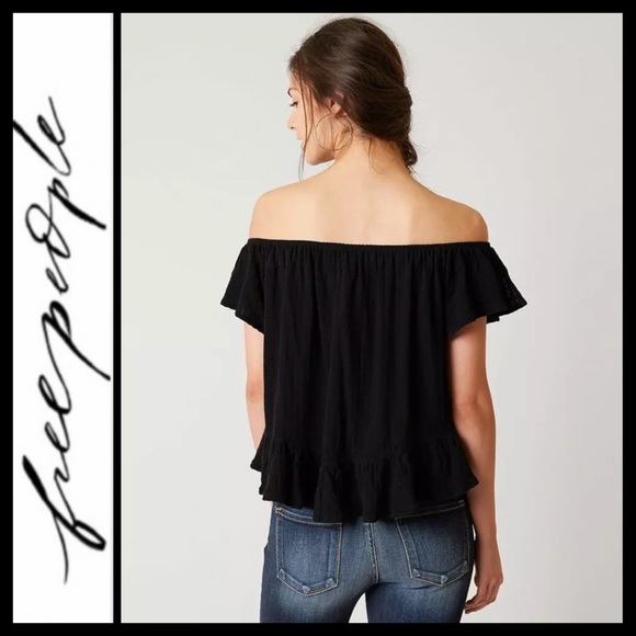 Free People Mint Julep Off the Shoulder Top - Picture 4 of 8